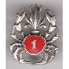 1er R.E.C. 1er Groupement Amphibie carapace rouge émail 27 mm