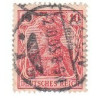 Timbre de 10 Pfennig Deutsches Reich oblitéré