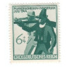 Timbre poste 7-Landesschiessen-Innsbruck Juli 1944 6+4 Reichspfennig Neuf