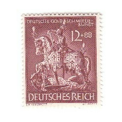 Timbre poste Deutsches Reich Goldschmiedekunst 12+88 Pfennig Neuf