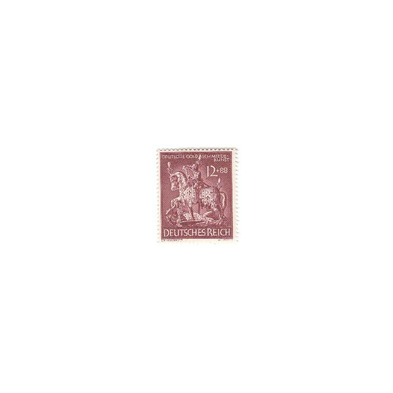 Timbre poste Deutsches Reich Goldschmiedekunst 12+88 Pfennig Neuf