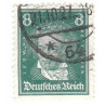 Timbre poste Deutsches Reich Ludw. van Beethoven 8 Pfennig oblitéré