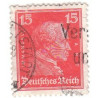 Timbre poste Deutsches Reich Emmanuel Kant 15 Pfennig oblitéré