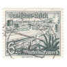 Timbre poste Deutsches Reich Winterhilfswerk 6+4 Pfennig oblitéré