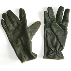 Gants de combat en cuir kaki Armée Française Neuf