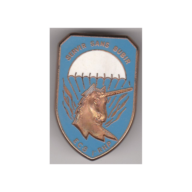 1er Régiment de Hussards Parachutistes - E.C.S. - Modèle gravé