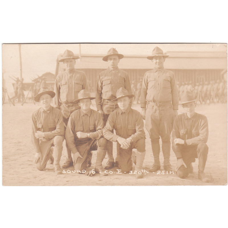 Carte photo: Squad 16 - Co E - 320th - 251 H - 80th D.I.U.S. (3)