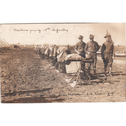 Carte photo : Machine Gun of 17th Infantry - Camp de Houston Texas (6)