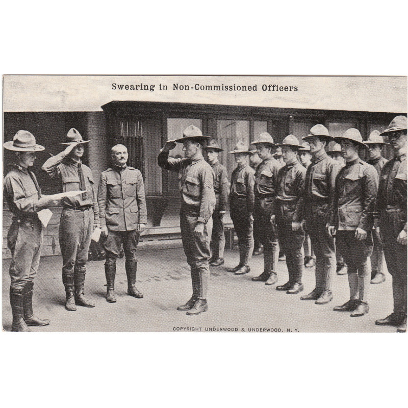 Carte postale : Swearing in Non-Commissioned Officers (9)