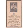 Avis de Décès : Sous-officier Georg Herfellner