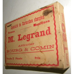 Boite à cartouches M. Legrand à Bourg et Comin dans l' Aisne