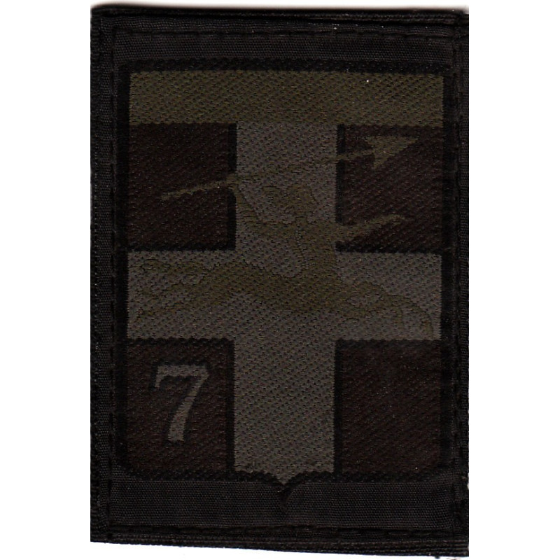 Ecusson velcro de Veste 7ème Brigade Blindée basse visibilité / Camouflé