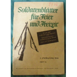 Soldatenblätter für Feier und Freizeit -  N°3 de 1944