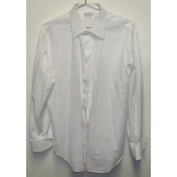 Chemise de cérémonie Homme sans poche à boutons de manchette Armée française Occasion