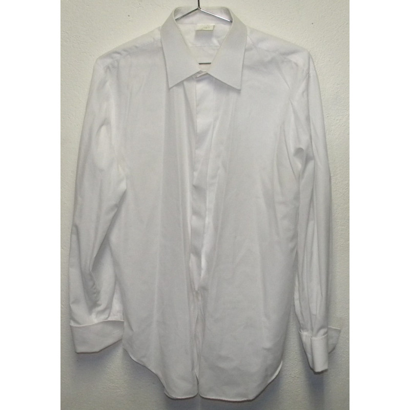 Chemise de cérémonie Homme sans poche à boutons de manchette Armée française Occasion