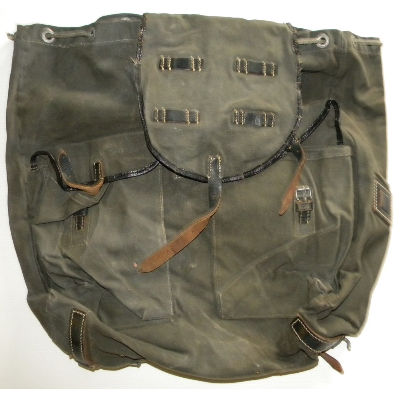 Sac à dos en toile à bretelles Wehrmacht