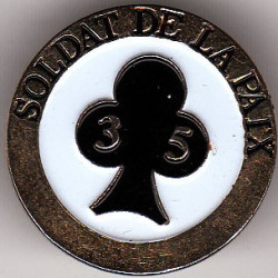 Pin's 35ème Régiment d'Infanterie - Soldat de la Paix