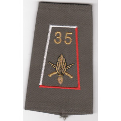 Fourreau d'épaule 6ème Compagnie du 35ème Régiment d'Infanterie