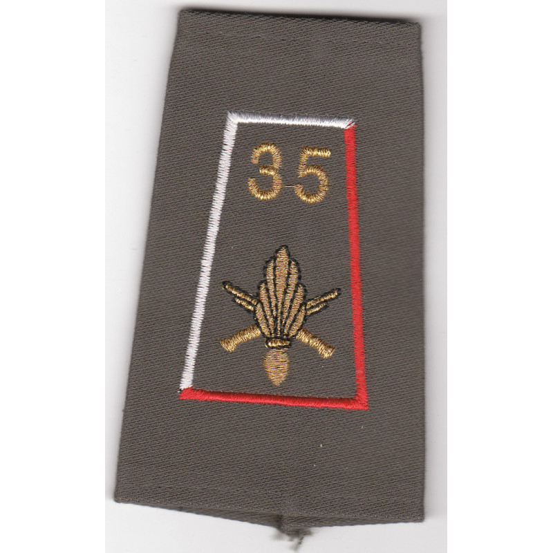 Fourreau d'épaule 6ème Compagnie du 35ème Régiment d'Infanterie