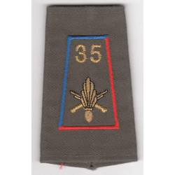 Fourreau d'épaule 5ème Compagnie du 35ème Régiment d'Infanterie