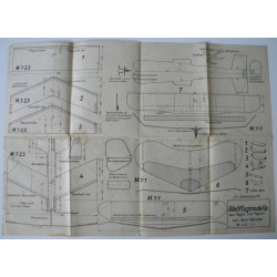 HJ Baupläne Nr.13 - Maquette de planeur Hitlerjugend