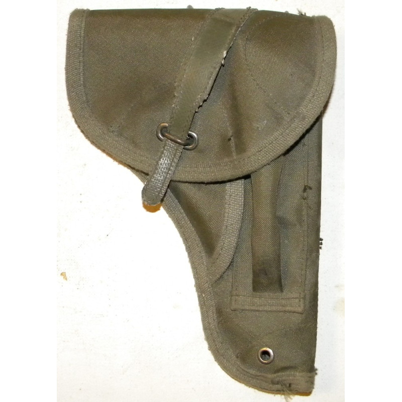 Etui de Pistolet 9mm Armée Française Modèle 1950 en toile kaki