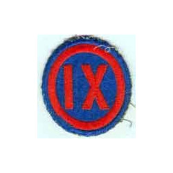 Patch du 9° Corps d'Armée Américain - US WW2