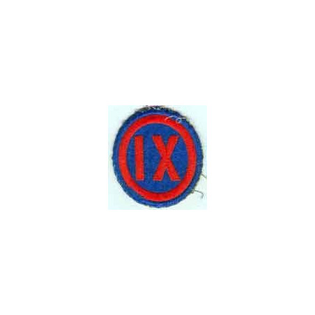 Patch du 9° Corps d'Armée Américain - US WW2