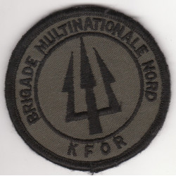 Ecusson velcro "Brigade Multinationale Nord KFOR" - Opération Trident