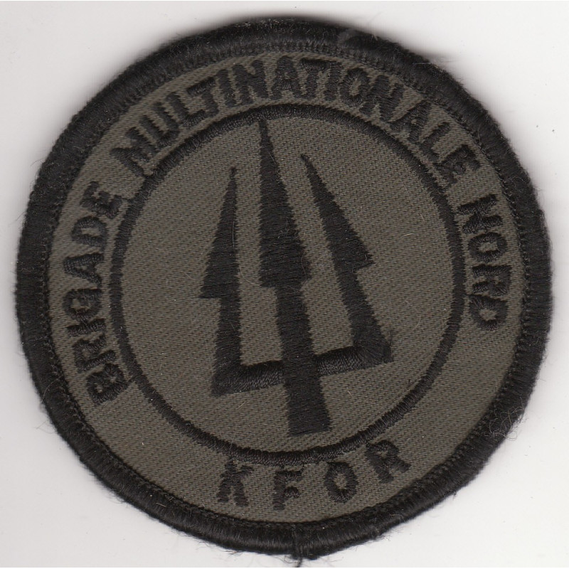 Ecusson velcro "Brigade Multinationale Nord" - Opération Trident