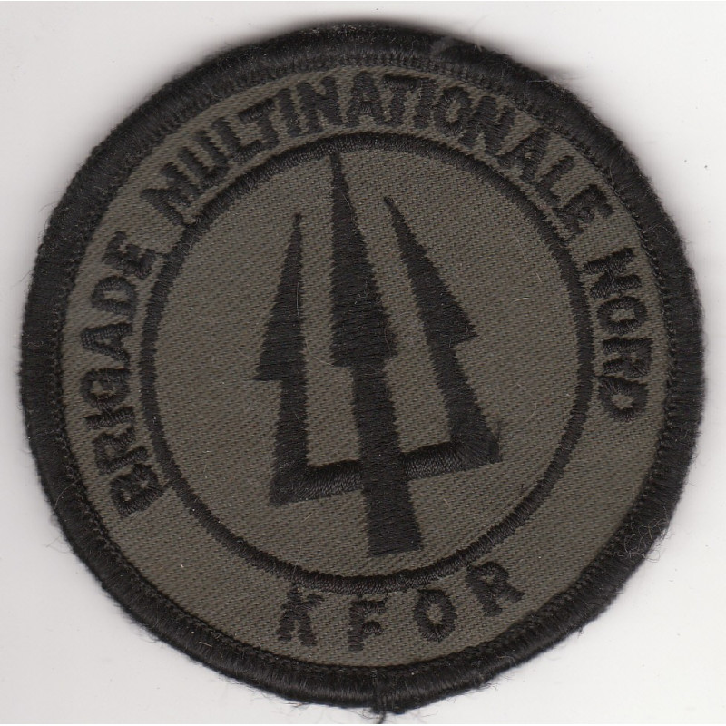 Ecusson velcro "Brigade Multinationale Nord KFOR" - Opération Trident