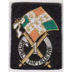 Ecusson brodé velcro du 1er Régiment d'Artillerie