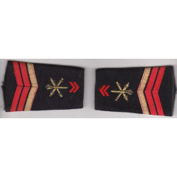 Paire de fourreaux d'épaule de Caporal-chef Artillerie