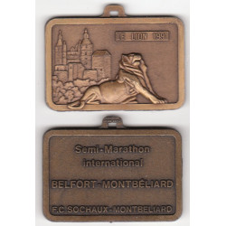 Médaille du Semi-Marathon international de Belfort Montbéliard de 1991