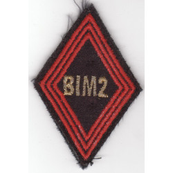 Losange de bras Bataillon d'Infanterie Motorisé 2 sous-officier / officier velcro - OPEX