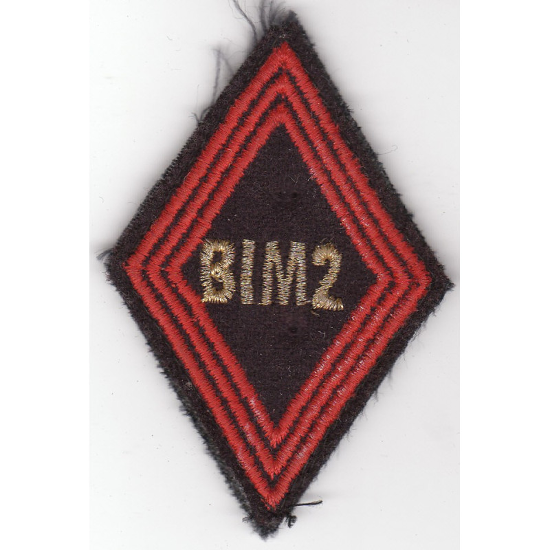 Losange de bras Bataillon d'Infanterie Motorisé 2 sous-officier / officier velcro - OPEX