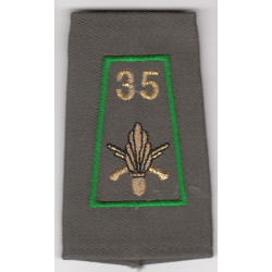 Fourreau d'épaule 4ème Compagnie du 35ème Régiment d'Infanterie