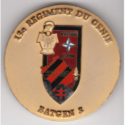 Médaille de table 13ème Régiment du Génie - KFOR - BATGEN 8