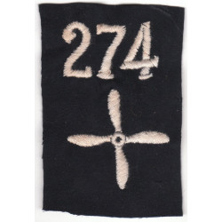 Patch du 274ème Aero Squadron - Escadrille de Chasse - US WW1