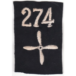 Patch du 274ème Aero Squadron - Escadrille de Chasse