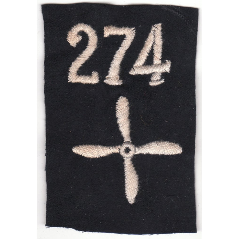 Patch du 274ème Aero Squadron - Escadrille de Chasse - US WW1