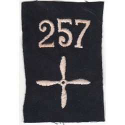 Patch du 257ème Aero Squadron - Escadrille de Chasse - US WW1