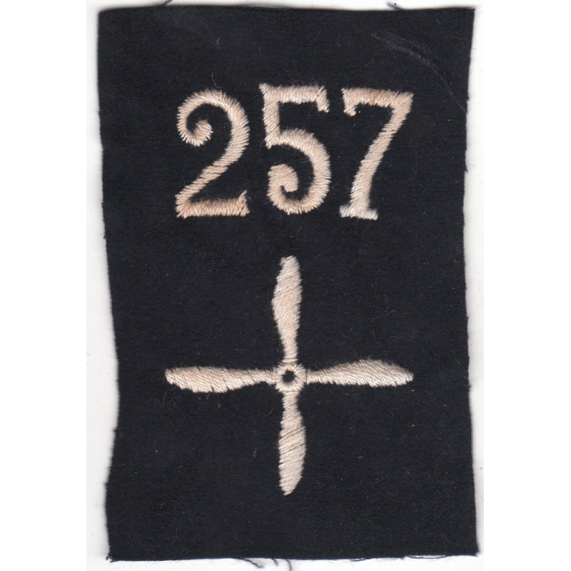 Patch du 257ème Aero Squadron - Escadrille de Chasse - US WW1