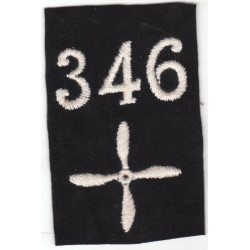 Patch du 346ème Aero Squadron - Escadrille de Chasse - US WW1