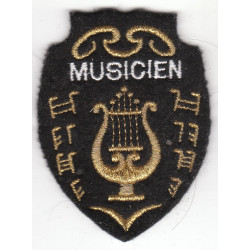 Ecusson fantaisie : Musicien