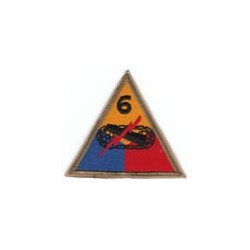 Patch de la 6° Division blindée - US WW2