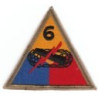 Patch de la 6° Division blindée - US WW2