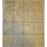 Carte d'exercices militaires en toile de la 29ème Division - 1906
