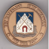 Médaille de table 10ème Division de Montagne 87ème Régiment d'Infanterie 1er Bataillon