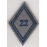 Losange de bras 22ème Bataillon de Soutien du Matériel à velcro